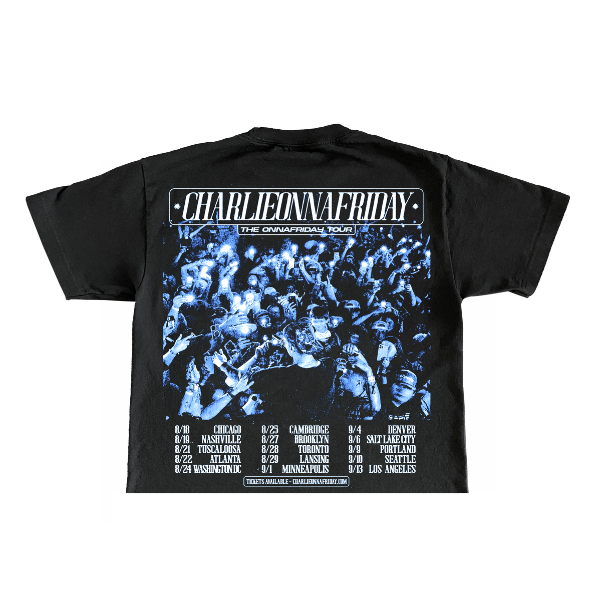 Lighter Cropped Tour Tee - USA – ONNAFRIDAY™️