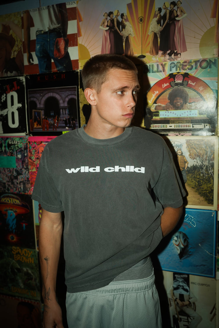 Wild Child Tee - Vintage Black